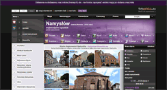 Desktop Screenshot of namyslow.fotopolska.eu